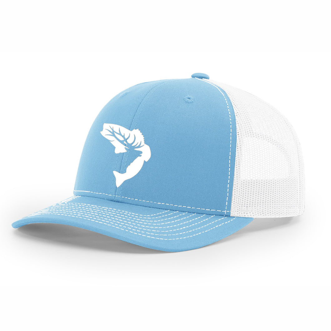 NEW! - Baby Blue & White Embroidered Hat