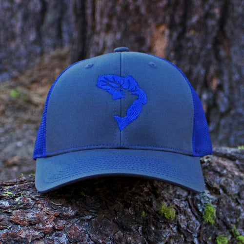Dark Blue Icon Snapback Hat