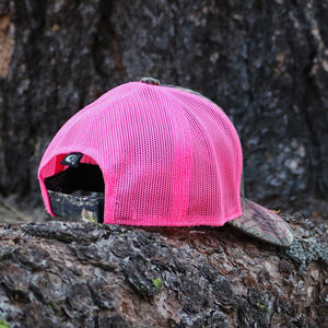 Realtree Camo & Pink Embroidered Hat